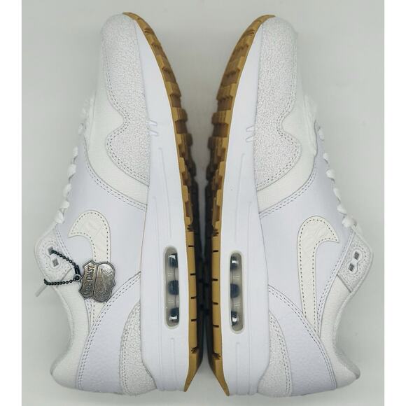 NEW Nike Air Max 1 PRM ‘The Bay’ White University Red FJ4451-100 Men’s Sz Multi - Picture 6 of 7